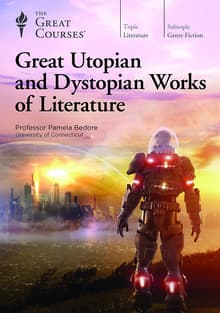 Book cover of Great Utopian and Dystopian Works of Literature