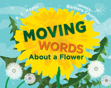 Book cover of Moving Words About a Flower