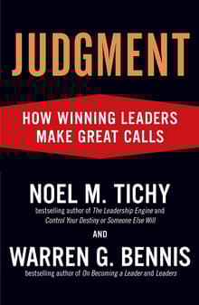 Book cover of Judgment: How Winning Leaders Make Great Calls
