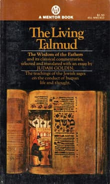 Book cover of The Living Talmud