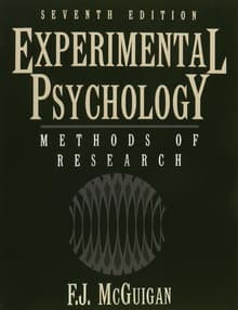 Book cover of Experimental Psychology Methods of Research