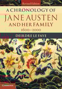 Book cover of A Chronology of Jane Austen and Her Family