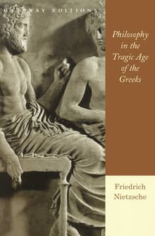 Book cover of Philosophy in the Tragic Age of the Greeks