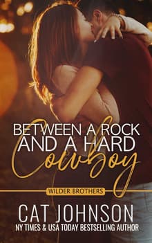 Book cover of Between a Rock and a Hard Cowboy