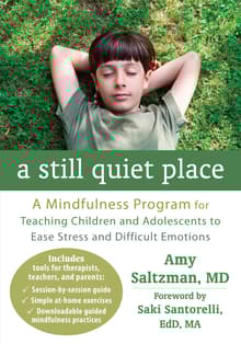 Book cover of A Still Quiet Place: A Mindfulness Program for Teaching Children and Adolescents to Ease Stress and Difficult Emotions