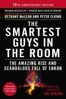 Book cover of The Smartest Guys in the Room: The Amazing Rise and Scandalous Fall of Enron