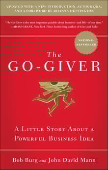 Book cover of The Go-Giver: A Little Story About a Powerful Business Idea