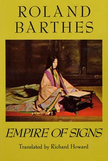 Book cover of Empire of Signs