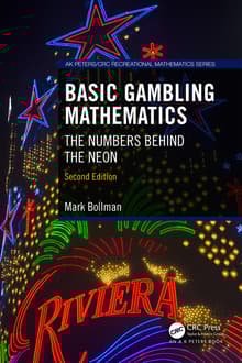 Book cover of Basic Gambling Mathematics: The Numbers Behind the Neon