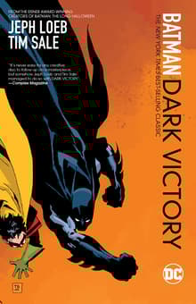 Book cover of Batman: Dark Victory