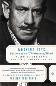 Book cover of Working Days: The Journals of The Grapes of Wrath