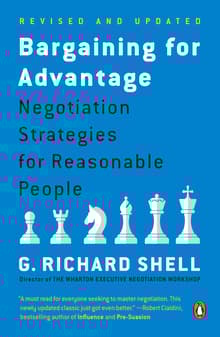 Book cover of Bargaining for Advantage: Negotiation Strategies for Reasonable People