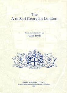 Book cover of The A to Z of Georgian London