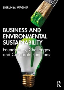 Book cover of Business and Environmental Sustainability