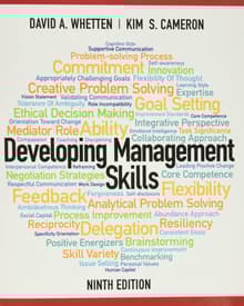 Book cover of Developing Management Skills