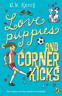 Book cover of Love Puppies and Corner Kicks