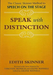 Book cover of Speak with Distinction