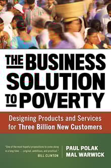 Book cover of The Business Solution to Poverty