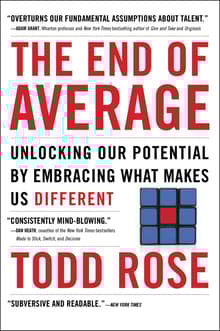 Book cover of The End of Average: Unlocking Our Potential by Embracing What Makes Us Different