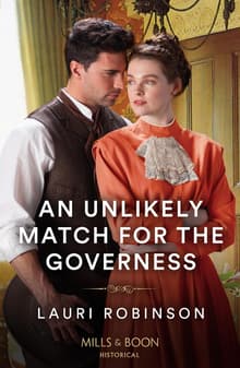 Book cover of An Unlikely Match for the Governess