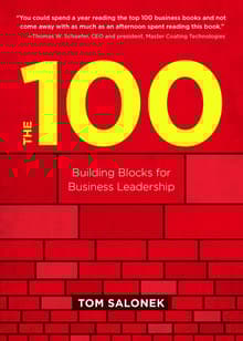 Book cover of The 100: Building Blocks for Business Leadership