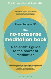 Book cover of The No-Nonsense Meditation Book: A Scientist's Guide to the Power of Meditation