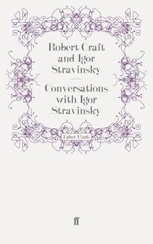 Book cover of Conversations with Igor Stravinsky