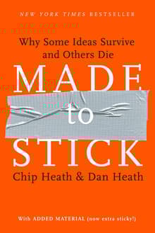 Book cover of Made to Stick: Why Some Ideas Survive and Others Die