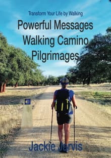 Book cover of Transform Your Life by Walking: Powerful Messages Walking Camino Pilgrimages