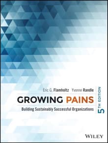 Book cover of Growing Pains: Building Sustainably Successful Organizations