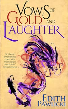 Book cover of Vows of Gold and Laughter