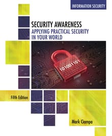 Book cover of Security Awareness: Applying Practical Security in Your World