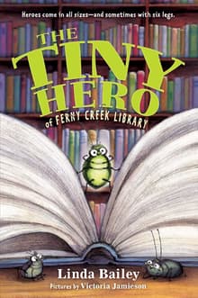 Book cover of The Tiny Hero of Ferny Creek Library