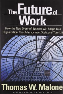 Book cover of The Future of Work: How the New Order of Business Will Shape Your Organization, Your Management Style, and Your Life