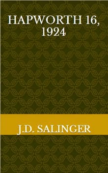 Book cover of Hapworth 16, 1924