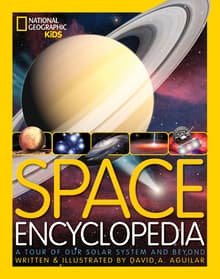 Book cover of Space Encyclopedia: A Tour of Our Solar System and Beyond