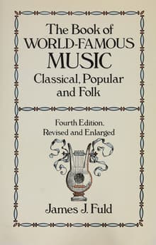 Book cover of The Book of World-Famous Music: Classical, Popular, and Folk