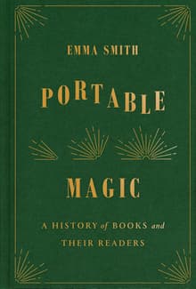 Book cover of Portable Magic: A History of Books and Their Readers