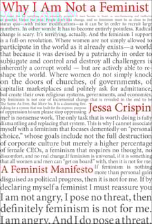 Book cover of Why I Am Not A Feminist: A Feminist Manifesto