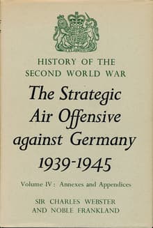 Book cover of The Strategic Air Offensive against Germany 1939-1945
