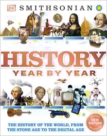 Book cover of History Year by Year: The History of the World, from the Stone Age to the Digital Age