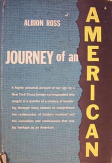 Book cover of Journey of an American