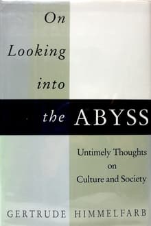 Book cover of On Looking into the Abyss: Untimely Thoughts on Culture and Society