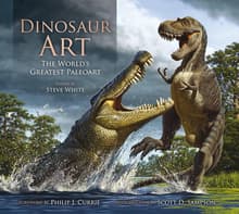Book cover of Dinosaur Art