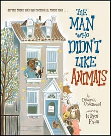 Book cover of The Man Who Didn't Like Animals