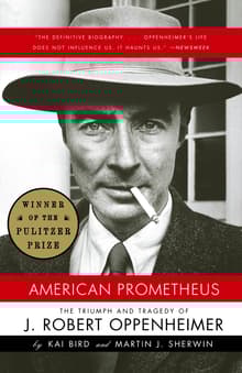 Book cover of American Prometheus: The Triumph and Tragedy of J. Robert Oppenheimer