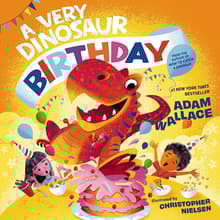 Book cover of A Very Dinosaur Birthday