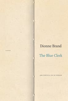 Book cover of The Blue Clerk: Ars Poetica in 59 Versos