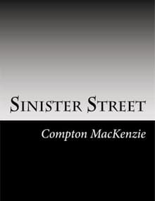Book cover of Sinister Street