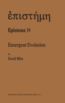 Book cover of Emergent Evolution: Qualitative Novelty and the Levels of Reality
